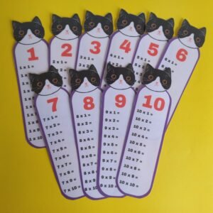 Cards da Multiplicação (tema: gatinho)