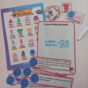 LOJA DA MODA (Recurso para trabalhar operações de ADIÇÃO, SUBTRAÇÃO, MULTIPLICAÇÃO E DIVISÃO com reserva.) R$ 9,00 R$ 7,00