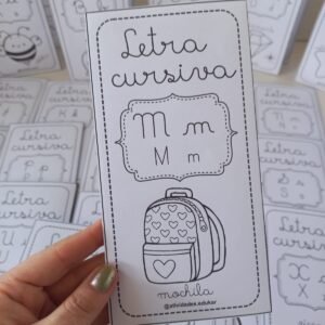 Folhetinhos de Letra cursiva (regular)
