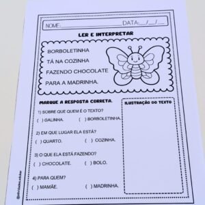 Mini texto para interpretar