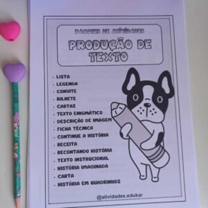 Produção de textos - Pacote de atividades