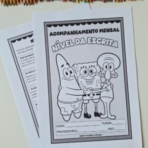 Acompanhamento mensal do nível de escrita