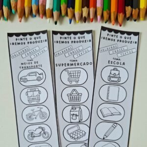 Tirinhas para palavras, frases ou textos